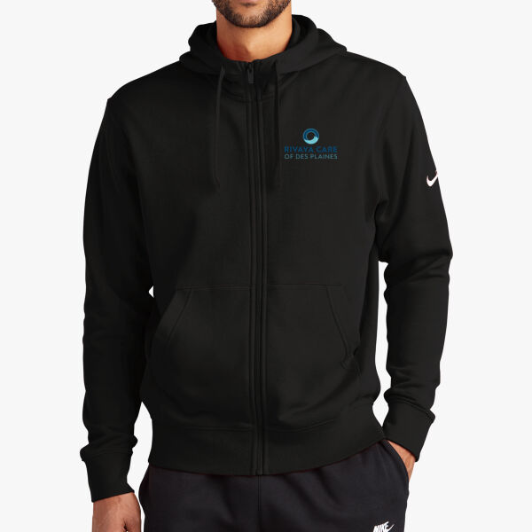 Nike lub Fleece Sleeve Swoosh Full Zip Hoodie Thumbnail
