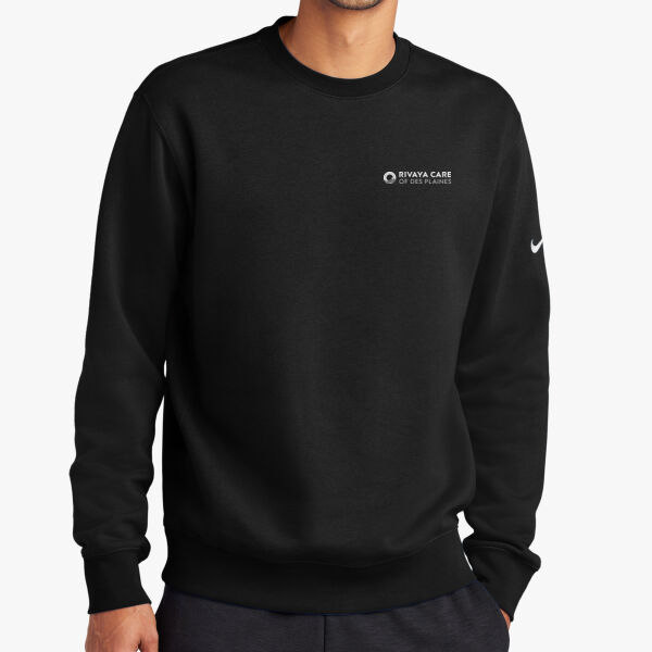 Nike Club Fleece Sleeve Swoosh Crew Thumbnail